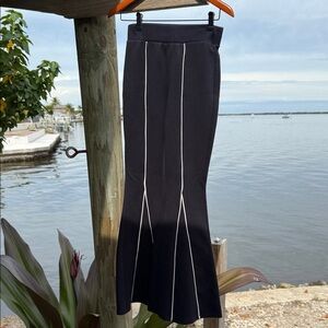 Victor Glemaud High Rise Sweatpants flare bell bottom